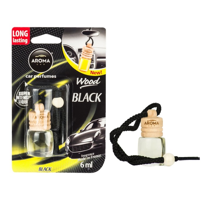 Ароматизатор подвесной WOOD Black PHANTOM