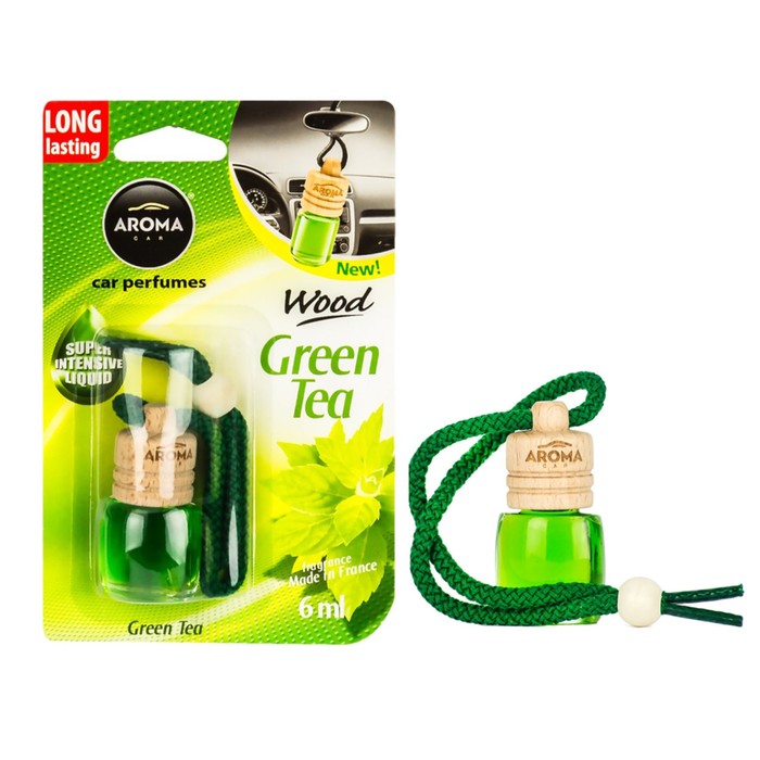 Ароматизатор подвесной WOOD Green Tea PHANTOM