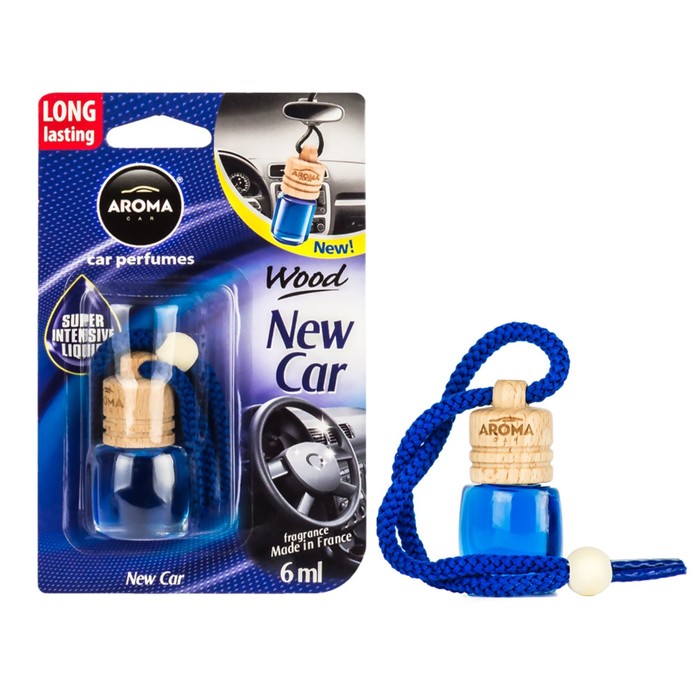 Ароматизатор подвесной WOOD New Car PHANTOM