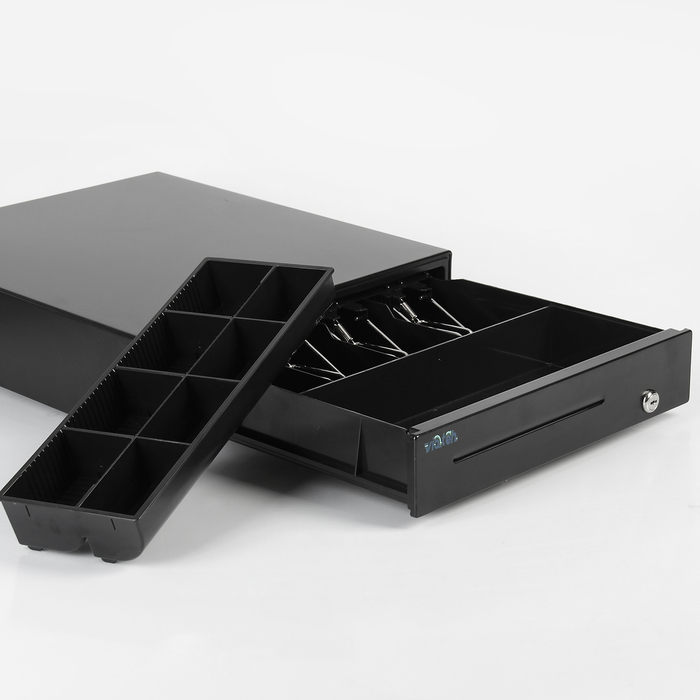 Денежный ящик Форт 4К, электромеханический, цвет чёрный