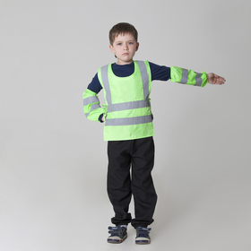 Детский жилет + нарукавники 'ДПС' со светоотражающими полосами, рост 98-128 см Ош