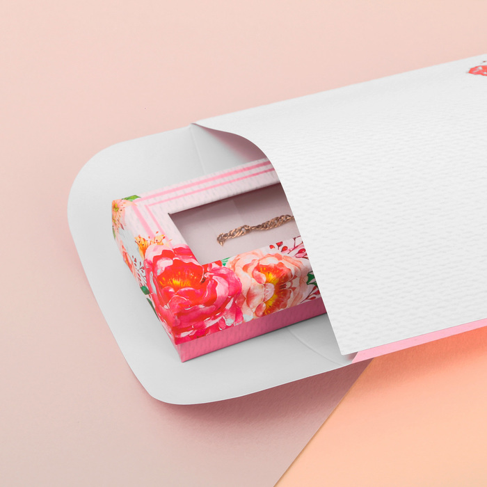 Пакетик подарочный «От всей души», 13 х 28,9 см