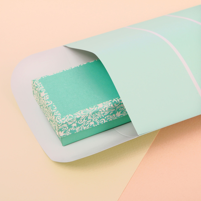 Пакетик подарочный «От всего сердца», 13 х 28,9 см