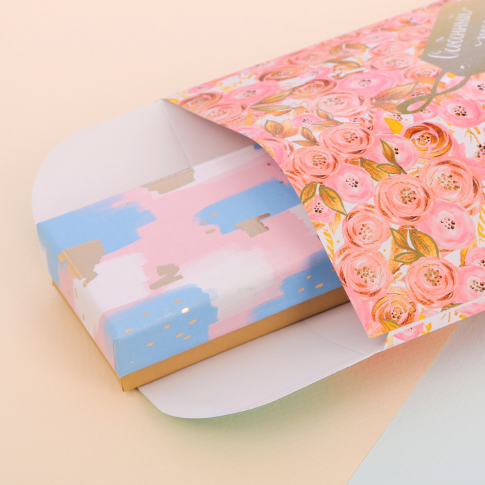 Пакетик подарочный «Роскошь золота», 13 х 28,9 см