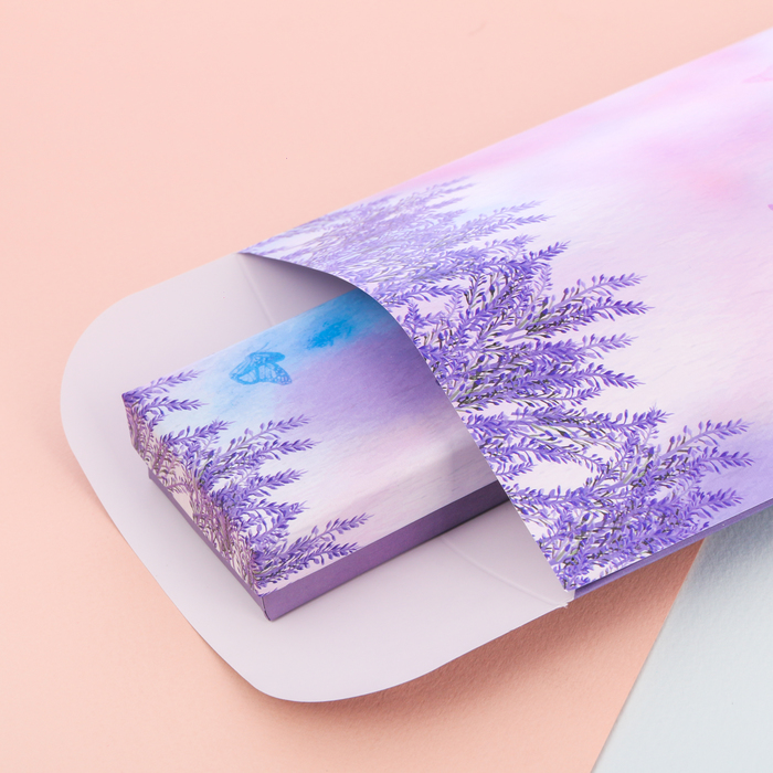 Пакетик подарочный «Лавандовые сны», 13 х 28,9 см