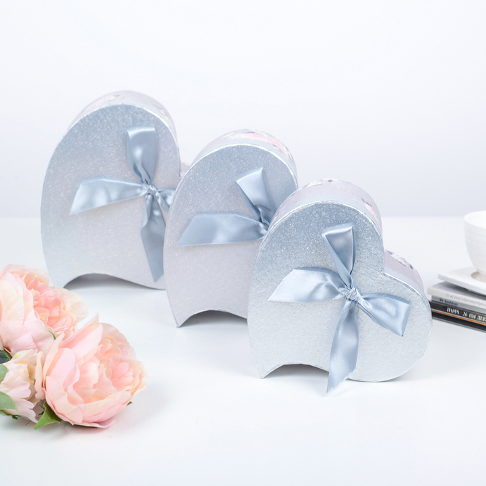 Набор коробок 3в1, 20 х 18,5 х 10,5 - 16 х 14,5 х 8,5 см