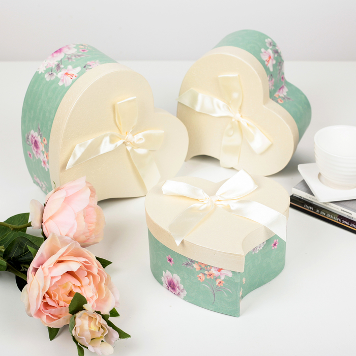 Набор коробок 3в1, 20 х 18,5 х 10,5 - 16 х 14,5 х 8,5 см