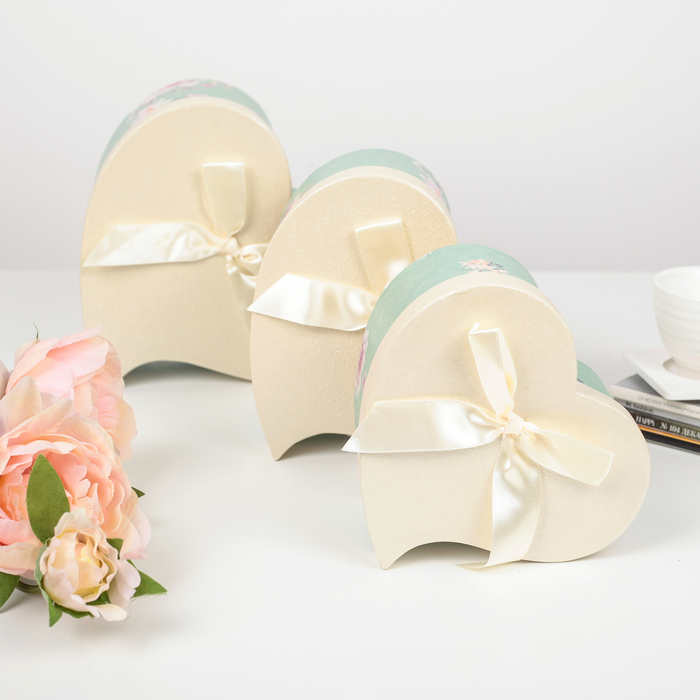 Набор коробок 3в1, 20 х 18,5 х 10,5 - 16 х 14,5 х 8,5 см