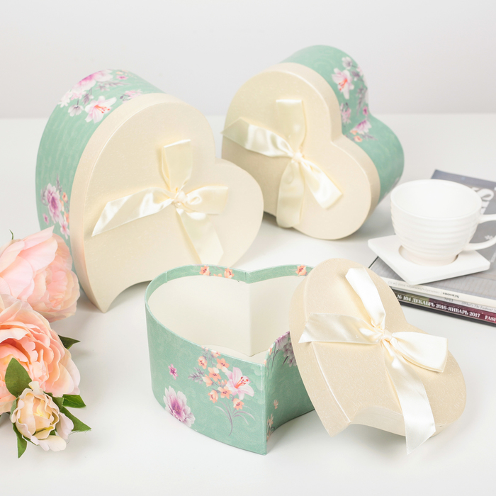 Набор коробок 3в1, 20 х 18,5 х 10,5 - 16 х 14,5 х 8,5 см