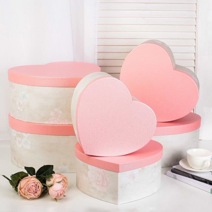 Набор коробок 6в1, 36 х 33 х 17 - 26 х 23,5 х 12 см