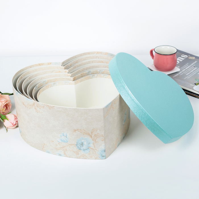 Набор коробок 6в1, 36 х 33 х 17 - 26 х 23,5 х 12 см