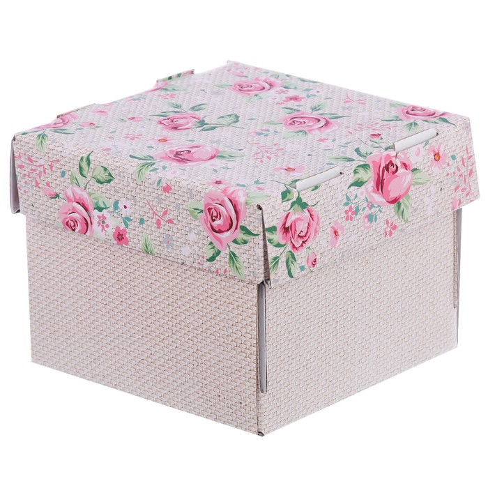 Складная коробка «Нежность дня», 15 х 15 х 12 см