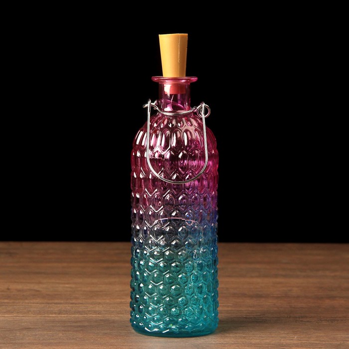 Ночник декоративный+подвес "Бутыль" от батареек МИКС 23,5х7х7 см