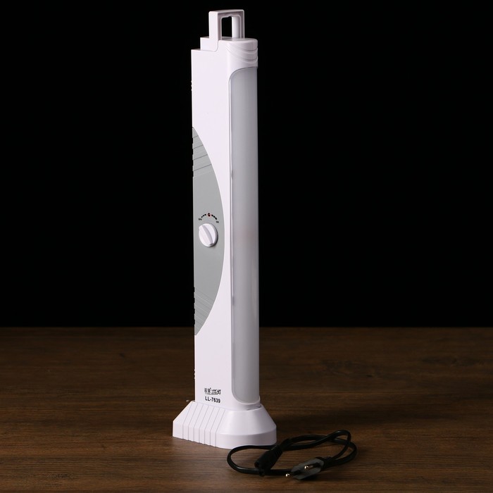 Лампа настольная с регулятором яркости LEDх52 АКБ "Статика" подст. съёмная 33,5х8,3х5,7 см