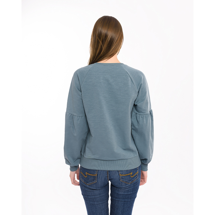 Толстовка женская 2707-7-2 (122442) цвет синий, р-р 44 (S)