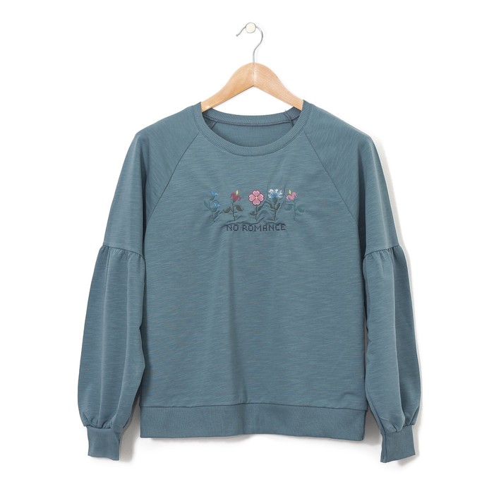 Толстовка женская 2707-7-2 (122442) цвет синий, р-р 44 (S)