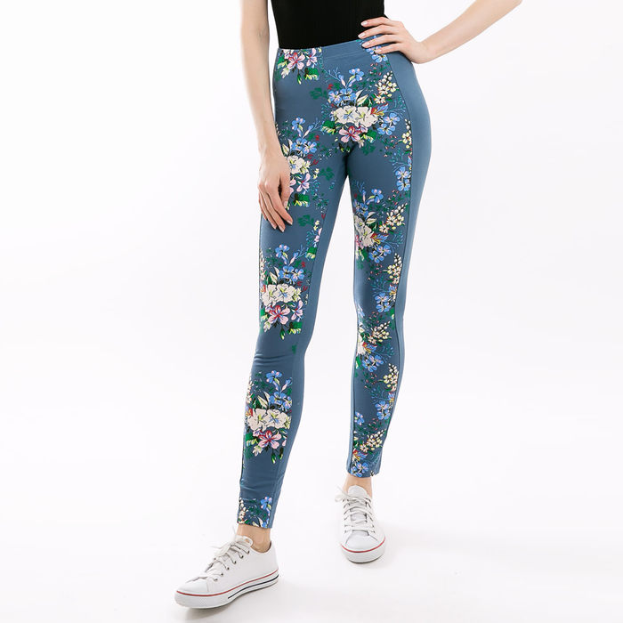 Легинсы женские 2065-7 (142221) цвет голубой, р-р 48 (L), рост 158-164