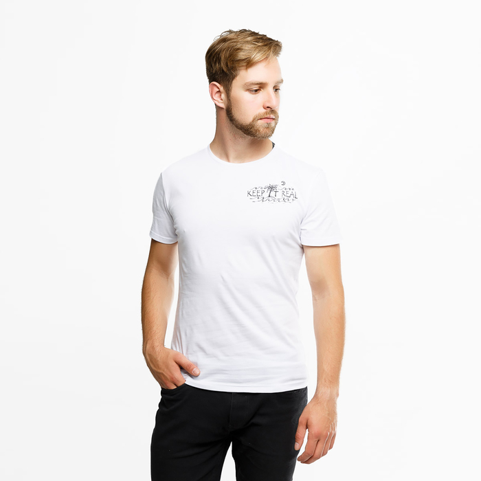 Футболка мужская 17-466-0 (111633) цвет белый, р-р 48 (M)