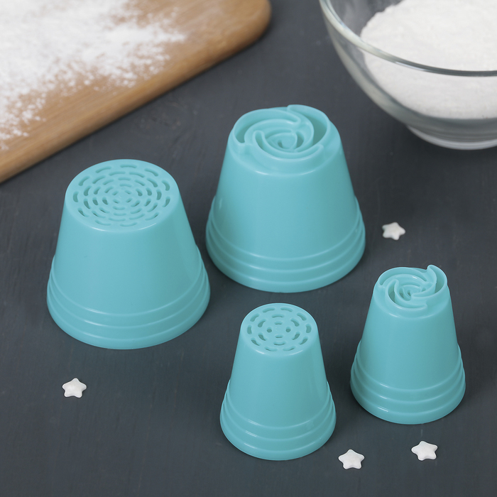 Набор насадок кондитерских "Блоссом", d=4/4/6/6 см