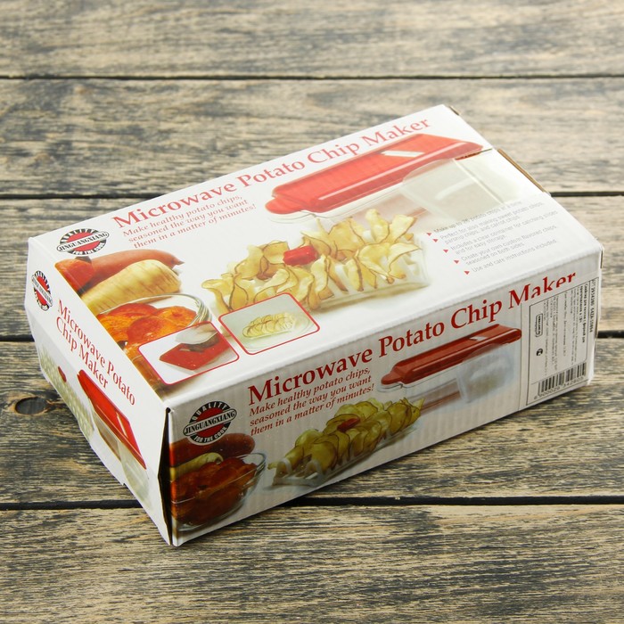 Слайсер для чипсов "Фила", с формой для приготовления в СВЧ