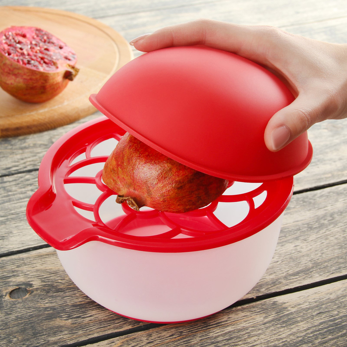 Емкость для чистки граната "Цветок"