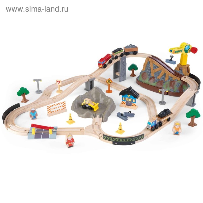 Игровой набор «Горная стройка», в контейнере железные дороги kidkraft железная дорога деревянный игровой набор горная стройка в контейнере