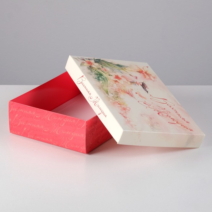 Подарочная коробка сборная "Весенняя мелодия", 21 х 15 х 5,7 см