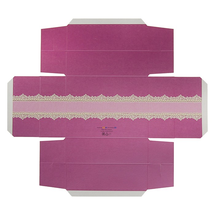 Подарочная коробка сборная "Поздравляю ретро",16,5 х 12,5 х 5,2 см