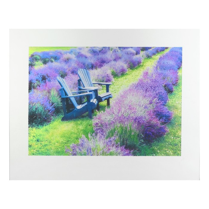 Картина на стекле "Лаванда" 50х40 см