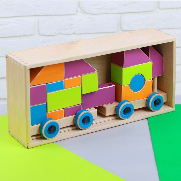 Конструктор из дерева "Фура", МИКС