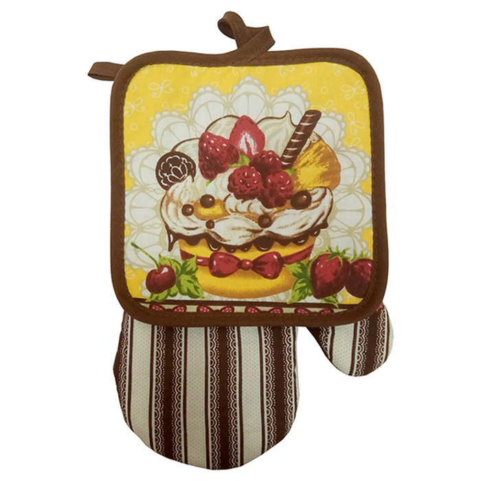 Комплект прихваток "Десерт", F9355, 2 предмета