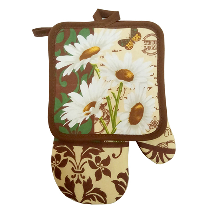 Комплект прихваток "Ромашки", F9450, 2 предмета