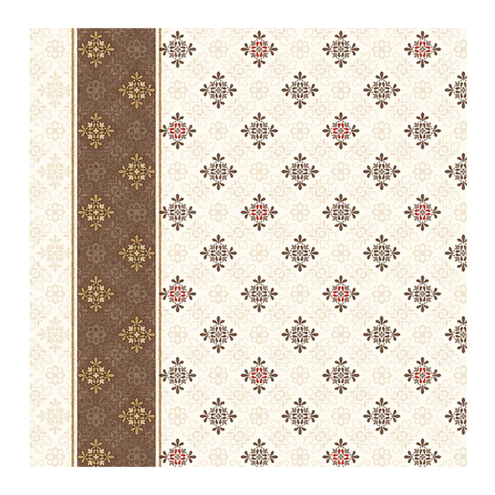 Клеенка столовая "Meiwa" FRC-7264 BR, 137 см, 20 п.м., коричневый