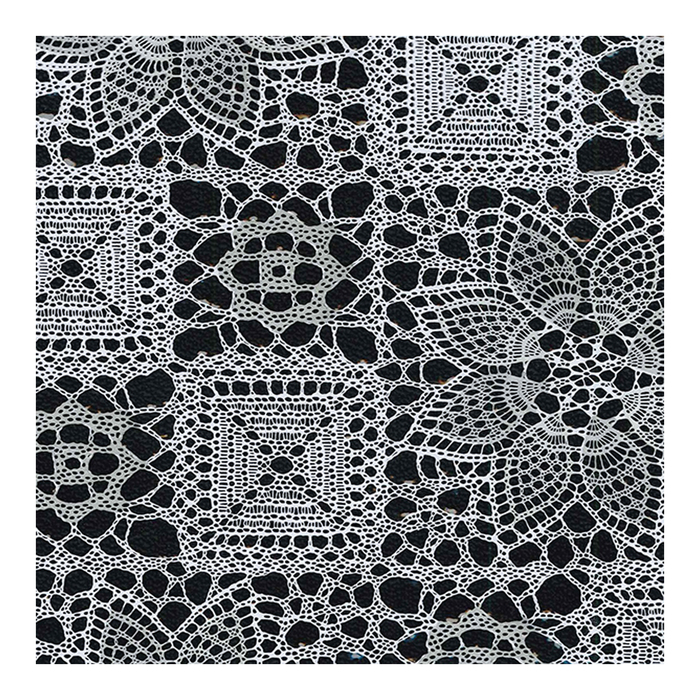 Клеенка столовая "Meiwa" WKC-605 WH/GY, 137см, 20 п.м., белый/серый