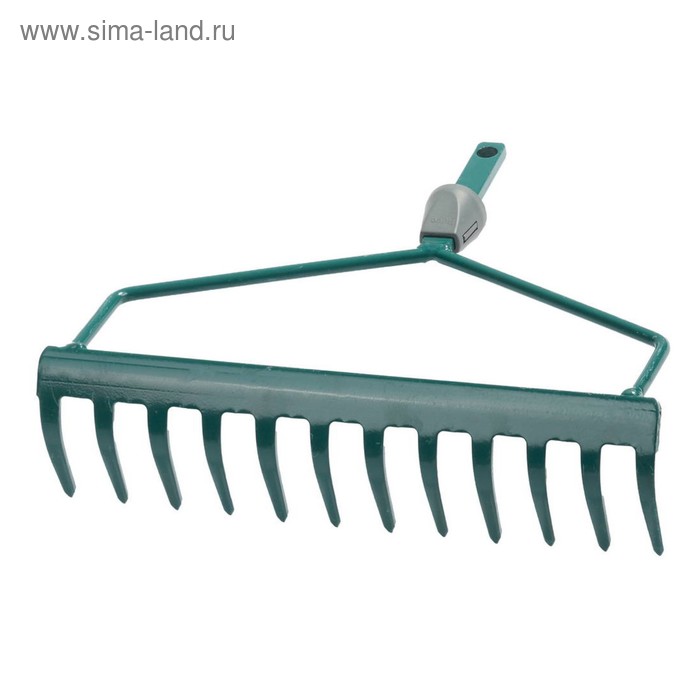  Грабли прямые, прямой зубец, 12 зубцов, с быстрозажимным механизмом, без черенка