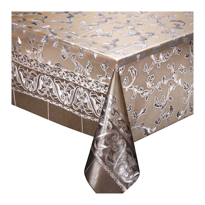 Клеенка столовая "Meiwa" LP-145 GO, 140 см, 20 п.м., золото