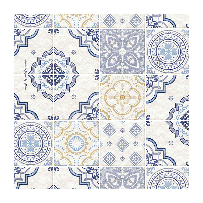 Клеенка столовая "Meiwa" LP-246 BL, 140 см, 20 п.м., синий