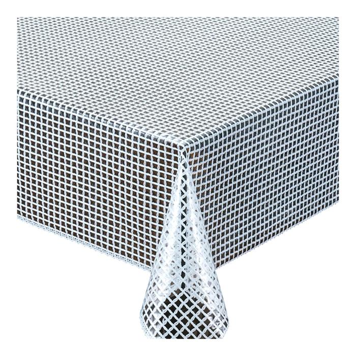 Клеенка столовая "Meiwa" M-289 L.BL, 120 см, 15 п.м., голубой