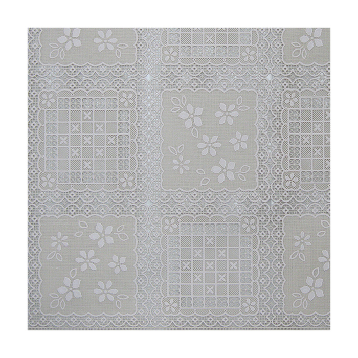 Клеенка столовая "Ажурная" ТВP 7975, 138 см, 15 п.м, сепия/беж.