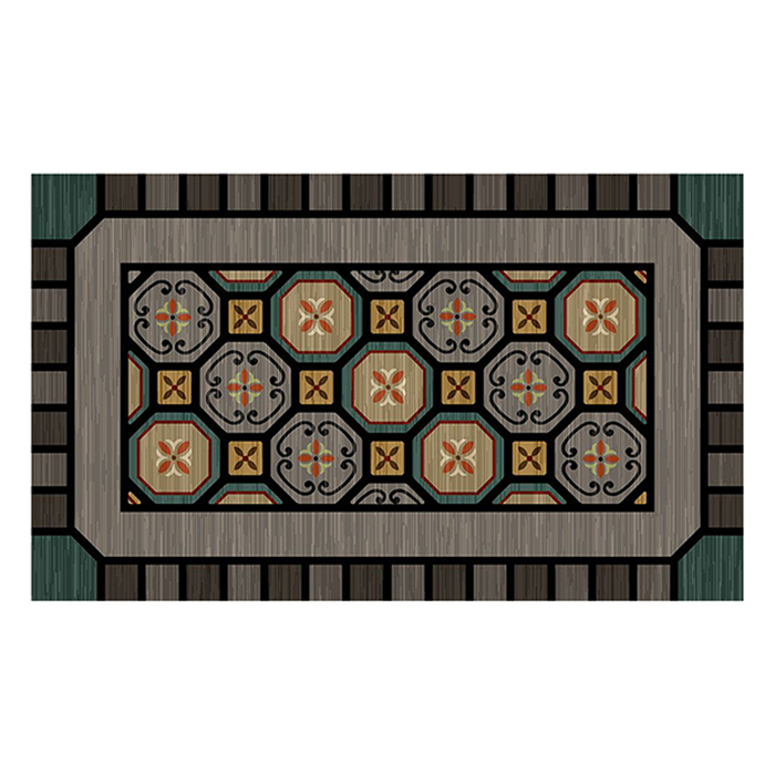Коврик придверный Mexical Tiles, 46х76 см, "мексиканская плитка"