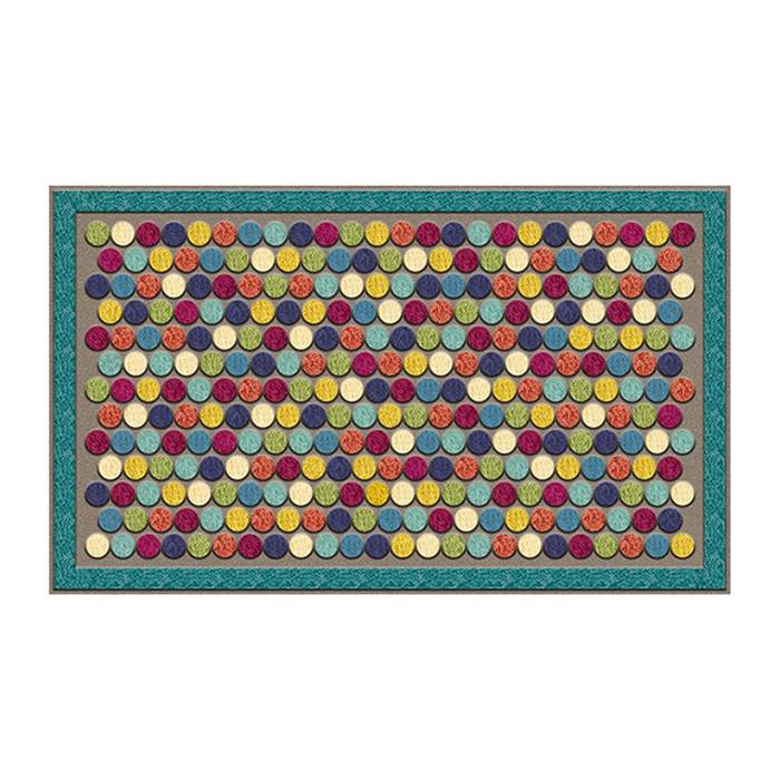 Коврик влаговпитывающий "Точки" 46х76 см, цветной