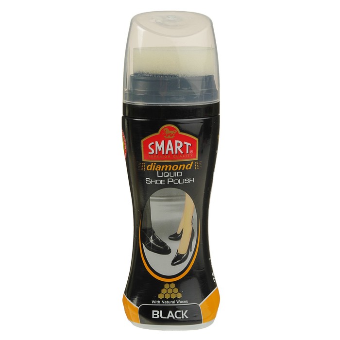 Краска обувная Smart водоотталкивающая, жидкая, черная, 80 мл