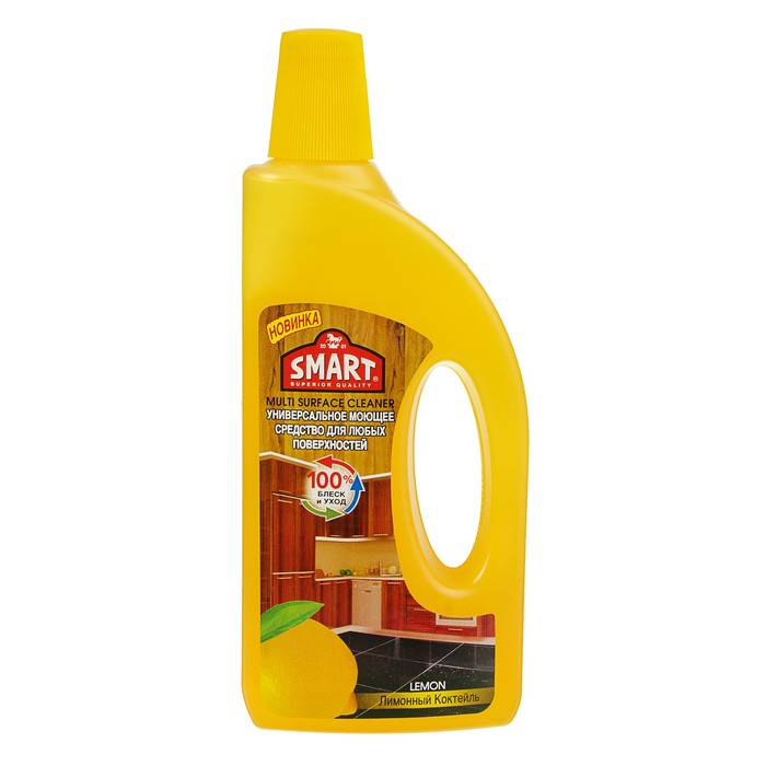 Средство для мытья всех видов поверхностей Smart "Лимон", 500 мл
