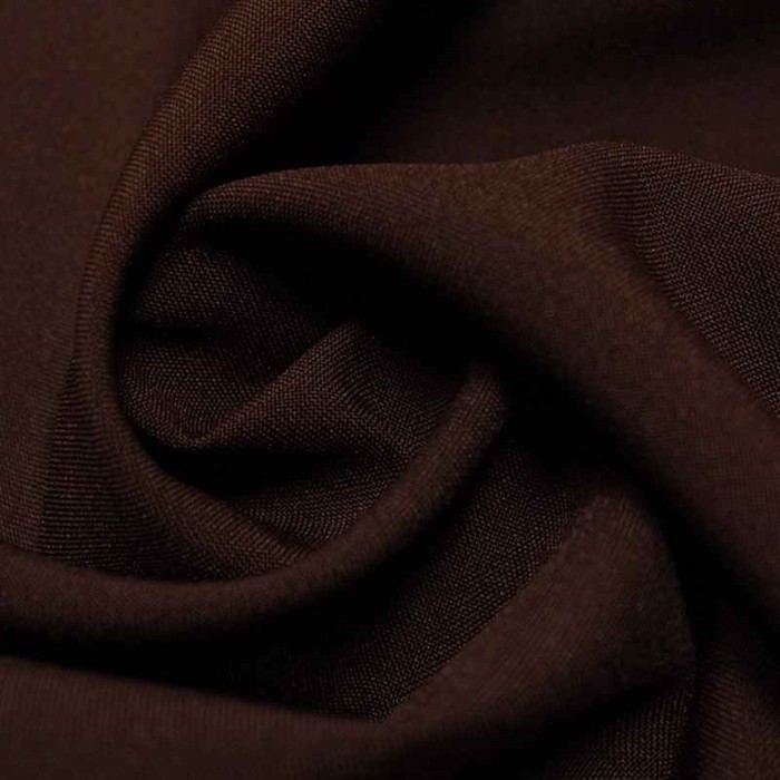Ткань костюмная габардин, ширина 150 см, цвет шоколад