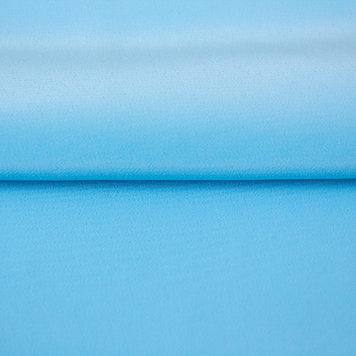 Ткань гладкокрашенная Креп кашибо, ширина 150 см, цвет голубой