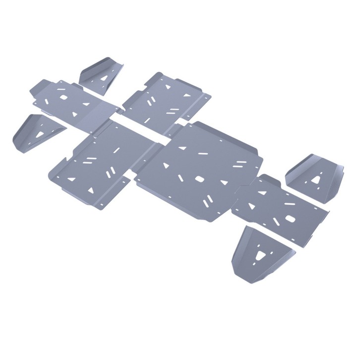 Комплект защит днища Rival для Kawasaki UTV Teryx 750 2011-2013, 444.6902.1