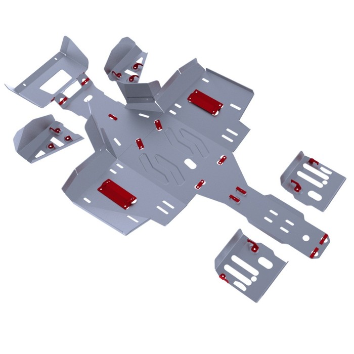 Комплект защит днища Rival для Polaris Sportsman touring ATV 570 2014-2015, 444.7414.2