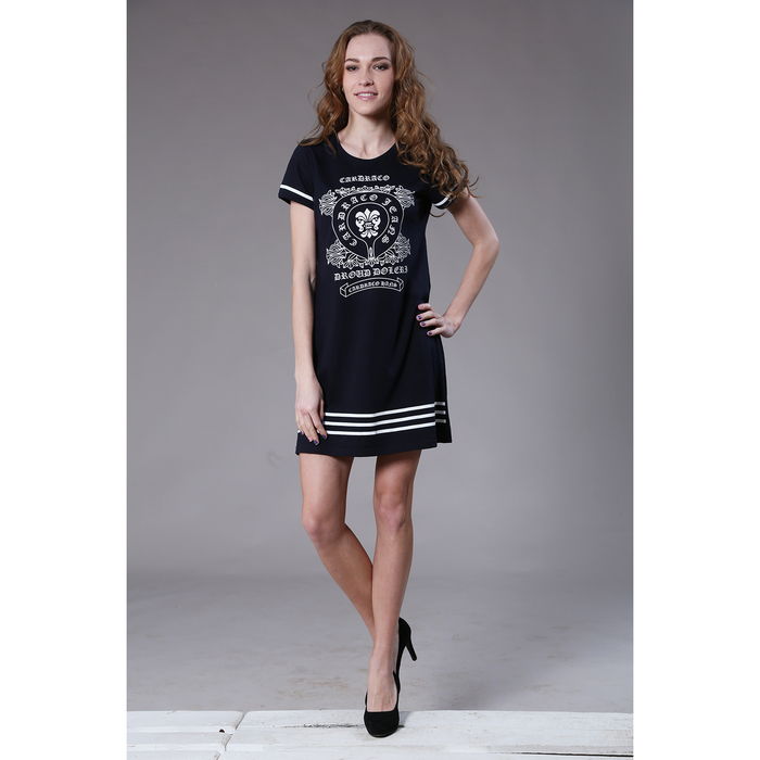 Туника женская "Регата" цвет темно-синий, р-р 44, рост 164