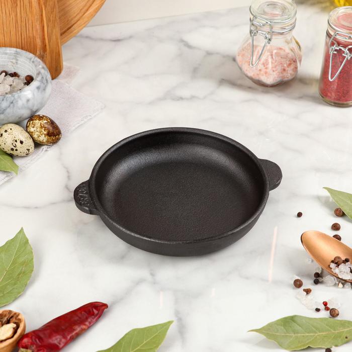 Сковорода чугунная ТМ "BRIZOLL" 140х25мм "ХОРЕКА"