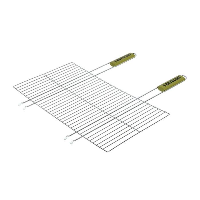 Решетка-гриль BOYSCOUT гигант, веер в подарок, 55 (+5) х57х30 см